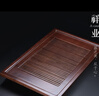 祥業(yè)茶具茶盤(pán)家用實(shí)木托盤(pán)帶儲水式不銹鋼茶海抽屜式茶托盤(pán)茶臺泡茶 典藏茶盤(pán) 不銹鋼底座款 曬單實(shí)拍圖