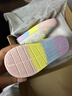 泰蘭尼斯童鞋311冬季加絨保暖兒童幼兒園室內外鞋女童板鞋彩色/白色27碼 曬單實(shí)拍圖