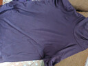 優(yōu)衣庫男裝HEATTECH EXTRA WARM混紡兩翻領(lǐng)T恤9分袖 9%羊絨481442 79 深紫色 L /175/100 曬單實(shí)拍圖