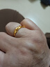新款越南沙金轉運福女戒指環(huán)愛(ài)心麥穗簡(jiǎn)約戒指開(kāi)口可調節久不掉色 曬單實(shí)拍圖