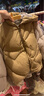 jnby by JNBY江南布衣童裝冬羽絨服加厚保暖面包服連帽男女童兒童1N0C13270 287黃卡其 100 cm 曬單實拍圖