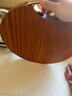 美廚（maxcook）烏檀木砧板菜板 圓形整木加厚案板和面板 33*33*3cm 中號MCPJ8277 曬單實(shí)拍圖