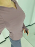 維多利亞旅行者瑜伽服套裝女秋冬健身服跑步運動(dòng)套裝速干普拉提訓練騎行服紫L 曬單實(shí)拍圖