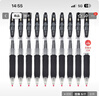 斑馬牌（ZEBRA）【熱門(mén)商品】JJ15按動(dòng)黑色中性筆0.5mm簽字筆商務(wù)水筆考試刷題筆高顏值學(xué)習辦公文具套裝10支 曬單實(shí)拍圖