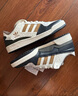 adidas FORUM LOW CL低幫休閑籃球板鞋男女新款阿迪達斯三葉草   亮白色/巖層青銅色   40.5 曬單實(shí)拍圖