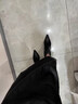 啄木鳥(niǎo)尖頭歐美短靴女2025秋冬新款女靴子時(shí)裝粗跟瘦瘦靴小眾設計馬丁靴 黑色 38 曬單實(shí)拍圖