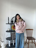 森馬（Semir）羽絨服女冬季可脫卸毛領(lǐng)牛角扣寬松80絨子2025新款學(xué)院風(fēng)外套 橡皮粉（白鴨絨）61214 S 曬單實(shí)拍圖