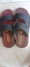 歐倫啄木鳥(niǎo)休閑涼鞋厚底防滑水中年耐磨露趾沙灘鞋秋季軟皮涼鞋 黑色 【升級款】 39 【標準尺碼，正碼正拍】 曬單實(shí)拍圖