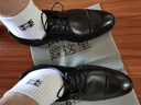 金利來(lái)（Goldlion）男鞋25新款男士正裝鞋時(shí)尚個(gè)性舒適耐磨皮鞋G580510157AAB黑色42 曬單實(shí)拍圖