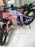 鳳凰山地自行車(chē)男女變速山地車(chē)碟剎青少年兒童自行車(chē)學(xué)生單車(chē) 星際 粉紫【變速】后座+LED燈+三刀輪 22寸【適合130-170cm】 曬單實(shí)拍圖