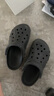 卡駱馳（CROCS）洞洞鞋貝雅男鞋女鞋輕便耐磨一腳蹬拖鞋休閑鞋|10126 黑色-001 41 /42(260mm) 曬單實(shí)拍圖