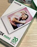 富士（FUJIFILM）  instax立拍立得相機 3英寸mini迷你相紙膠片膠卷 雙包+冰箱貼+收納盒+邊框貼+相冊【含20張白邊】 官方標配 曬單實(shí)拍圖