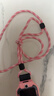 KMaxAI 掛繩適用小天才兒童電話(huà)手表Z9/Z6S/Z7S/Q2A/Q1R/D3/Y05多巴胺掛脖套手表帶 編織單圈掛鏈 粉色 曬單實(shí)拍圖