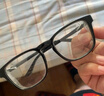 川玖田一護目鏡 濕房鏡干眼癥保濕潤眼防花粉 術(shù)后眼鏡防護防藍光戶(hù)外防風(fēng) 亮黑框+平光防藍光鏡片 曬單實(shí)拍圖