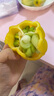 山東雙色水果彩椒圓椒產(chǎn)地直發(fā) 紅黃雙色水果五彩椒凈重  3斤 曬單實(shí)拍圖