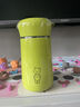 希諾（HEENOOR）保溫杯女士便攜304不銹鋼創(chuàng  )意水杯迷你顏值可愛(ài)杯子時(shí)尚茶杯 芥末綠330ml 禮盒裝 曬單實(shí)拍圖