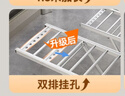 京東京造落地晾衣架1.8米加厚航空鋁折疊掛衣架陽(yáng)臺(tái)掛衣服晾被 曬單實(shí)拍圖