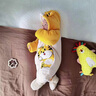 哇哇嬰兒衣服秋冬季保暖加厚加絨棉衣連帽新生兒衣服春秋寶寶睡衣E919#大眼小熊80cm （適合9-12月 體重16-20斤） 曬單實(shí)拍圖