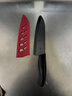 SINOCERA陶瓷刀日式廚刀大號三德刀菜刀水果刀多功能刀 6.7英寸帶刀套 6.7英寸 黑刃黑色手柄帶刀套 曬單實(shí)拍圖