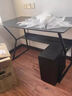 桌子女生臥室書(shū)桌書(shū)房電腦桌家用學(xué)生學(xué)習桌簡(jiǎn)易租房長(cháng)方形工作臺 高溫烤漆-加固層板 暗夜黑 80*50*75 曬單實(shí)拍圖