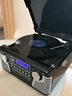 LUAMAR柏林之聲黑膠唱片機cd一體機播放機藍牙音響LP電唱機留聲機臺式家用黑膠機音響 黑色 曬單實(shí)拍圖