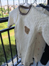 婧麒（JOYNCLEON）嬰兒保暖連體衣秋冬季寶寶夾棉衣服哈衣新生兒空氣棉睡衣爬服 斜開(kāi)麻花小熊 66cm 曬單實(shí)拍圖