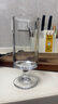 氣泡水杯果汁高腳杯ins奶昔杯玻璃飲料杯冷飲甜品杯家用 大號裝 2只 曬單實(shí)拍圖