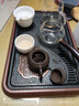 茶盤(pán)家用2025新款仿烏金石辦公室小型茶臺茶具瀝水干泡臺茶托盤(pán) 小號長(cháng)韻茶盤(pán)39x26cm 曬單實(shí)拍圖