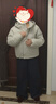 優(yōu)衣庫合作款/女裝男裝PUFFTECH空氣棉服連帽外套/秋冬新款480064 02 淺灰色 M 曬單實(shí)拍圖