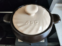 愛(ài)仕達（ASD）砂鍋煲湯燉鍋4.5L陶瓷煲仔飯沙鍋燃氣灶明火專(zhuān)用RXC45C6WG 曬單實(shí)拍圖