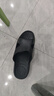 牧瑯  防靜電鞋拖鞋軟底加厚不累腳防臭電子廠(chǎng)無(wú)塵車(chē)間工作鞋 黑色 PU加厚軟底 46【拍大一碼 】 曬單實(shí)拍圖