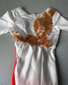 塞德勒大合唱禮服長(cháng)裙新款氣質(zhì)主持人指揮服顯瘦紅歌合唱團演出服晚禮服 酒紅色 量體定制 曬單實(shí)拍圖