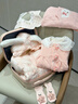 新生的兒見(jiàn)面禮盒初生嬰幼兒衣服套裝寶寶滿(mǎn)月周歲見(jiàn)面禮物高檔冬 多巴胺 粉兔寶寶 66cm 0-4個(gè)月 曬單實(shí)拍圖
