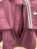 ASK JUNIOR女童棉服2025秋冬兒童夾棉中長(cháng)連帽登山服軟殼服外套 深粉色 170 曬單實(shí)拍圖