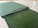 雙如適用于蘋(píng)果電腦MacBook內膽包Pro14英寸筆記本保護套Air13支架M4防摔air15皮套mac16收納包 墨綠色--內膽包+電源包 13.3-13.6英寸 M4/M3/M2/M1 曬單實(shí)拍圖