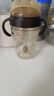 世喜嬰兒鴨嘴杯學(xué)飲杯6個(gè)月以上寶寶喝水奶瓶PPSU幼兒園吸管水杯 曬單實(shí)拍圖