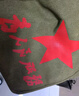 千驍為人民服務(wù)帆布包復古老式綠帆布包斜挎單肩包雷鋒包紅五角星包男 大雷鋒包30*26cm(軍綠) 曬單實(shí)拍圖