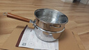三四鋼雪平鍋316L不銹鋼22cm日式奶鍋帶蒸籠食品級加厚無(wú)涂層煮面 38123 曬單實(shí)拍圖