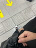 leisure三彩麗雪【褶皺肌理半裙】2025秋極簡(jiǎn)風(fēng)顯瘦直筒高腰半截裙女 漆黑色 XL 曬單實(shí)拍圖