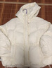 樂(lè )町連帽面包羽絨服女20保暖柔軟加厚短款羽絨外套 冬日白（現貨） S 曬單實(shí)拍圖