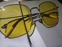 CAPONI倪妮同款夜視眼鏡男女變色偏光墨鏡日夜兩用太陽(yáng)鏡開(kāi)車(chē)專(zhuān)用防遠光 金框-夜視變色（高清偏光） 曬單實(shí)拍圖