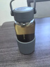 北鼎（Buydeem）茶水分離杯子耐高溫玻璃杯便攜隨手杯男女實(shí)用禮物水墨灰630ml 曬單實(shí)拍圖