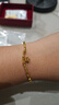 中銀億金爆閃蹦迪珠星星黃金手鏈女足金轉運珠手串生日情人節禮物送女友 蹦迪珠星星手串 金重約4.2g 曬單實(shí)拍圖