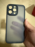 ROCK適用蘋(píng)果16ProMax手機殼iPhone16ProMax保護套膚感鏡頭全包精孔親膚防摔簡(jiǎn)約硅膠不粘指紋男女黑色 曬單實(shí)拍圖