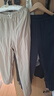 優(yōu)衣庫女裝麻混紡松緊長(cháng)褲/休閑褲473791 30 淺米色 M /160/66A 曬單實(shí)拍圖