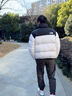動(dòng)感北面 DYNAMIC NRTOH動(dòng)感北面1996莆田北背面服男女情侶款美版立領(lǐng)拼色保暖百搭外 白 白色 XL (145-160斤) 曬單實(shí)拍圖