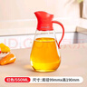 樂扣樂扣（LOCK&LOCK）玻璃油壺防漏油瓶調(diào)味醬油米醋瓶廚房家用大容量自動(dòng)開合 紅色CKO101RED 倒油壺 550ml 550ML 曬單實(shí)拍圖