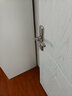 虎頓（HOTUN）臥室門(mén)鎖木門(mén)鎖通用型整套房間門(mén)鎖不銹鋼面板把手免打孔KTS04-125D 曬單實(shí)拍圖