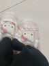 名創(chuàng  )優(yōu)品（MINISO）HelloKitty棉拖鞋女冬季包跟2024新款可愛(ài)毛毛絨月子棉鞋 凱蒂貓【不包跟款】 38-39 【適合37-38碼】 曬單實(shí)拍圖