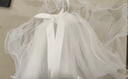 締晶森系超仙絲帶蝴蝶結新娘頭紗結婚寫(xiě)真領(lǐng)證小頭紗求婚旅拍儀式感 曬單實(shí)拍圖